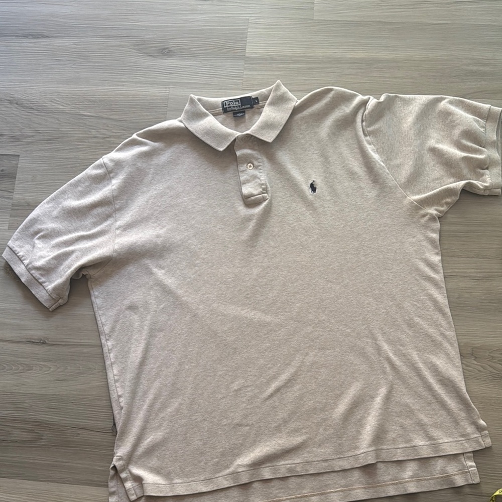 Polo by Ralph Lauren Tan Polo Shirt Classic Fit